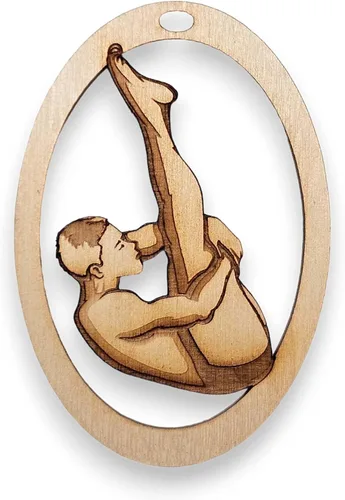 Vista 6 de Adorno de buceo para niña, recuerdo de Navidad del equipo de natación para buceadores y decoración de árbol