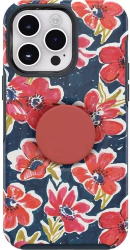 Vista 2 de OtterBox + Funda Pop Serie Symmetry para iPhone 14 Pro (Solo) - Embalaje a granel - Flowerama