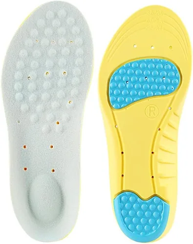 Vista 3 de Plantillas de espuma viscoelástica para hombres y mujeres, niños, que proporcionan soporte de arco, amortiguación y absorción de golpes, alivia