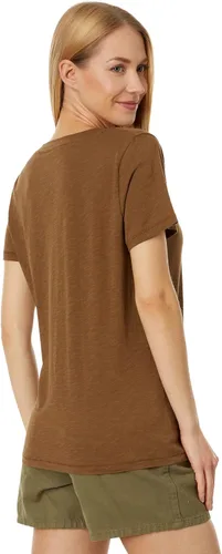 Vista 2 de Madewell Camiseta de algodón con cuello en V para mujer