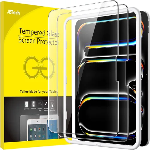 Vista 8 de JETech Protector de pantalla para iPad (9.7 pulgadas, modelo 2018/2017, 6ª/5ª generación), Air 2/1, Pro 9.7 pulgadas, película de vidrio templado