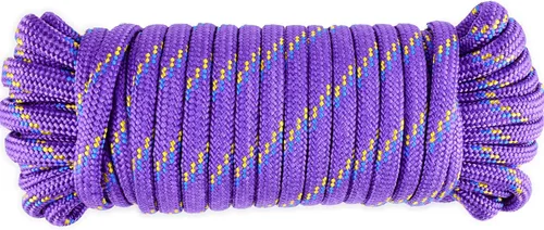 Vista 14 de Wellmax Cuerda de nailon trenzado de diamante, 3/8 pulgadas por 50 pies, color azul, extra fuerte, resistente a la luz solar y a la intemperie