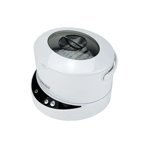 Vista 4 de iSonic CDS200B Limpiador ultrasónico digital con un tanque desmontable para joyas, gafas, relojes, CD, 1.6Pt/0.75 L, 110V
