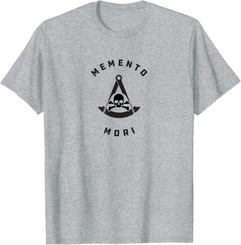 Vista 5 de Camiseta para hombre Memento Mori Remember Your Death Past Master Rocker Skull Asfalto