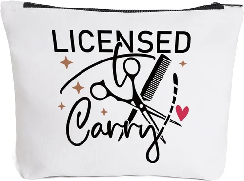 Vista 9 de Fokongna Divertida bolsa de maquillaje organizadora de viaje para mujeres, mamá, tía, mejor amiga, profesora, jefe, personal, colega, compañera