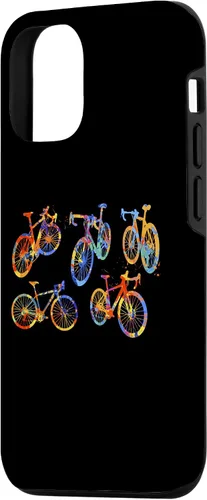 Vista 2 de iPhone 15 Road Bike Cyclist Graphic - Funda de diseño de bicicleta