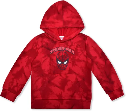 Vista 2 de Marvel Spider-Man - Conjunto de sudadera con capucha y pantalones para niños pequeños y grandes - Azul o rojo o gris