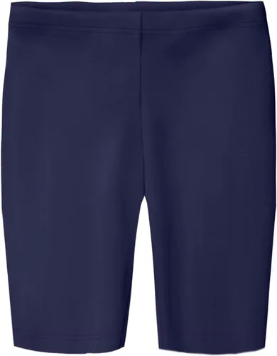 Vista 9 de Pantalones cortos largos de algodón para niñas, hechos en Estados Unidos, para jugar en la escuela y deportes Negro