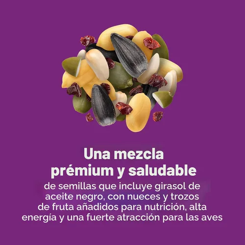 Vista 6 de Kaytee Nut & Fruit - Semilla de ave silvestre, 5 lb