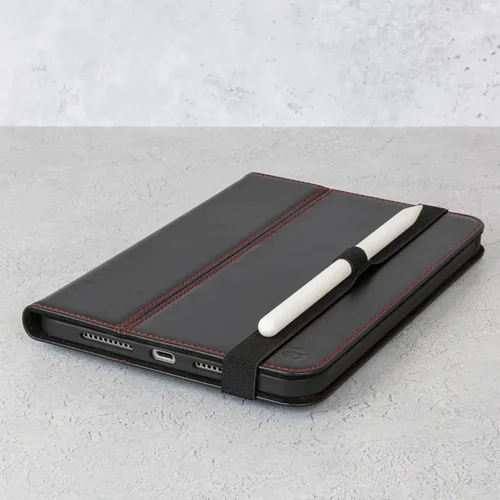 Vista 5 de Casemade Real Leather Case Compatible with iPad mini 7 (A17 Pro) / 6th Gen (2021) - Full-Grain Leather Cover, Auto Sleep/Wake, Dual Stand Position