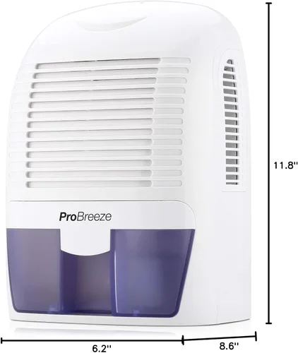 Vista 10 de Mini deshumidificador eléctrico PB-03-US de 2200 pies cúbicos Pro Breeze