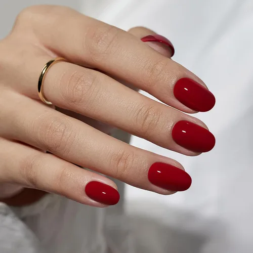 Vista 38 de BTArtbox - Uñas a presión, color crema de vainilla, cuadrado corto, melocotón degradado, 32 unidades 2+ Weeks Wear, Salon-Quality Natural Nails