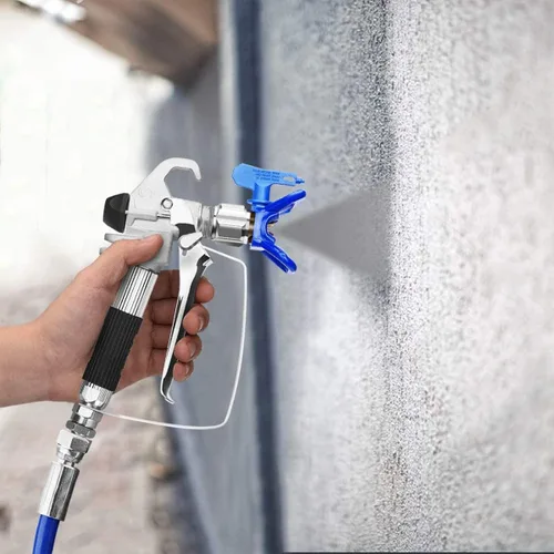 Vista 6 de FUNTECK Pistola pulverizadora sin aire compatible con pulverizadores de pintura sin aire Graco, incluyendo punta 517 y boquilla Gurad, 3600 PSI