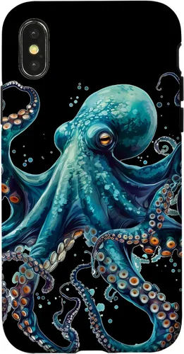 Vista 5 de Cool Blue Octopus Case for iPhone 17