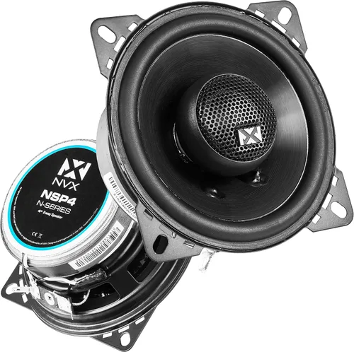 Vista 16 de NVX NSP35 - Altavoces para automóvil de 3.5 pulgadas, 200 W máximo, 70 W RMS, coaxial de 2 vías con tweeters de cúpula de seda y X-overs integrados