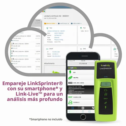 Vista 4 de Comprobador de red Netscout LinkSprinter , 1