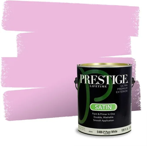 Vista 680 de Prestige Paints Pintura exterior e imprimación en uno, 1 galón, plano, coincidencia comparable de Valspar* Amber Rose*