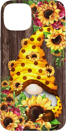 Vista 9 de Yellow Sunflower Gnome for Women Cute Summer Flower Pattern Case for iPhone 17