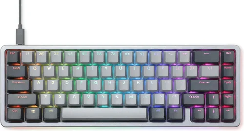 Vista 2 de Drop - Teclado mecánico de alto perfil ALT Teclado para juegos de 65% (67 teclas), interruptores hot-swap, macros programables, retroiluminación