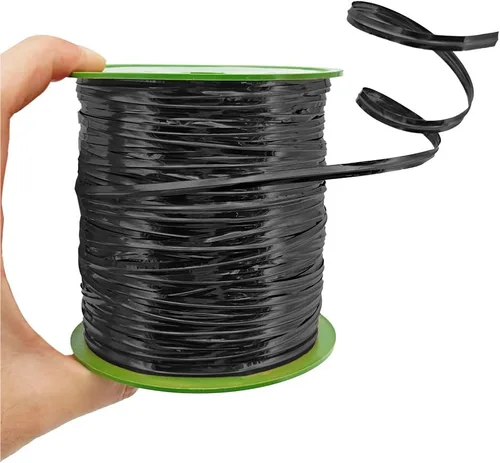 Vista 18 de HAHIYO 100 yardas/300 pies/91M Lazos de torsión de metal púrpura para pan, caramelo, café, bolsas de regalo, envoltorios de regalo, plástico, fiesta