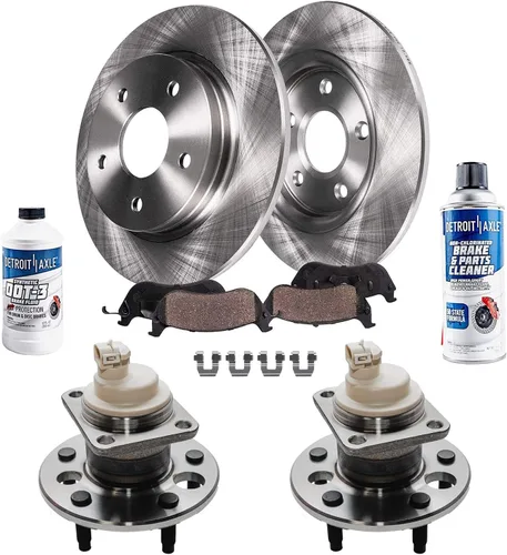 Vista 37 de Detroit Axle - Rotores de freno para Jeep Compass 2015-2022 Renegade 2016-2022 Fiat 500X 2016-2022, 2018, 2019, 2020, 2021. Reemplazo de rotores