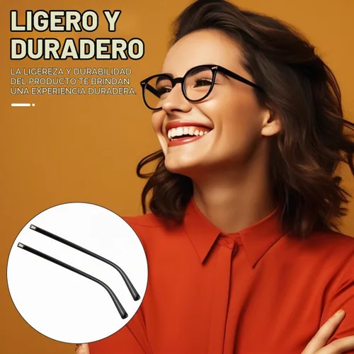 Vista 4 de 1 par de brazos de repuesto para gafas, brazos de marco de plástico TR90, dientes planos, dientes dobles y destornillador multifuncional 3 en 1