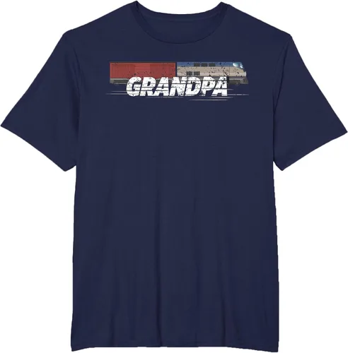 Vista 50 de RC Model Train Shirt Grandpa Train Boxcar HO Scale T-Shirt Negro