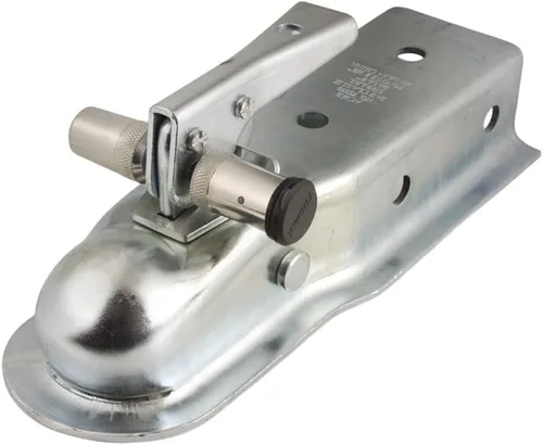 Vista 3 de Trimax Bloqueo de acoplador (se adapta a acopladores con hasta 7/8" Span) TC1, embalaje de almeja, cromo