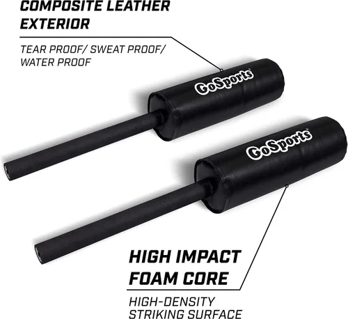 Vista 3 de GoSports Almohadillas acolchadas para entrenamiento de combate y bloqueo – Paquete de 2 para artes marciales y entrenamiento deportivo
