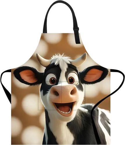 Vista 19 de Delantal de cocina para el hogar, cocina, horneado, jardinería, para mujeres y hombres, con bolsillos, delantal impermeable, 32 x 28 pulgadas