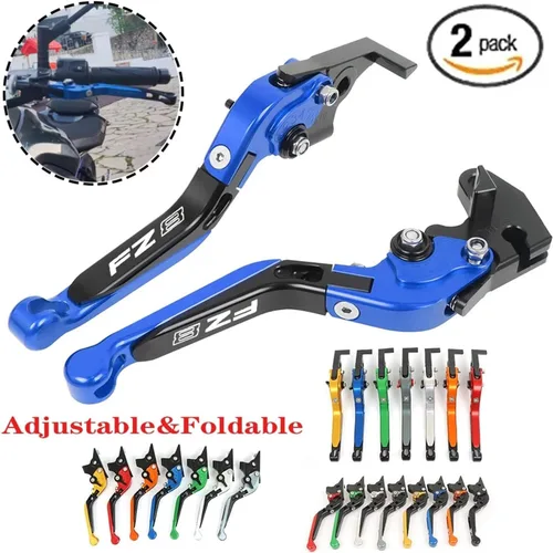 Vista 2 de for Ya&maha FZ8 FZ-8 2011 2012 2013 2014 2015 2016-2020 Motorcycle Adjustable Folding Extendable Brake Clutch Levers Handle Brakes Levers