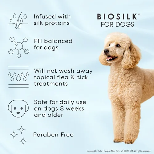 Vista 5 de BioSilk Toallitas hidratantes y limpiadoras para perros, 100
