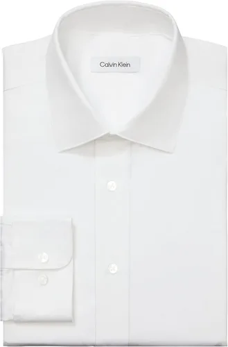Vista 3 de Calvin Klein Camisa de vestir con cuello redondo y elástico para hombre