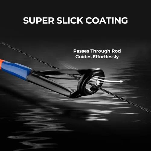 Vista 3 de KastKing Hilo de pescar trenzado superpotente –Sedales trenzados resistentes a la abrasión –Superlínea increíble – Cero estiramiento – Pequeño