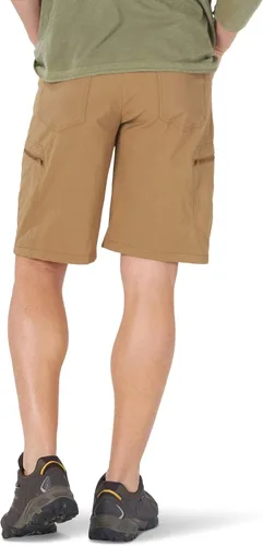 Vista 2 de Wrangler Authentics - Pantalones cortos estilo cargo para hombre, cintura Comfort Flex.