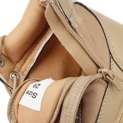 Vista 5 de zpllsbratos Botas de senderismo al aire libre para niños y niñas botas de senderismo para caminar