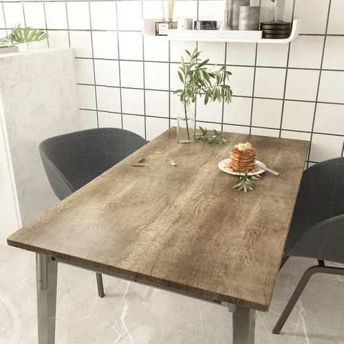 Vista 5 de VEELIKE Papel tapiz de madera envejecida para despegar y pegar, papel de contacto de madera rústica para encimeras, impermeable, autoadhesivo