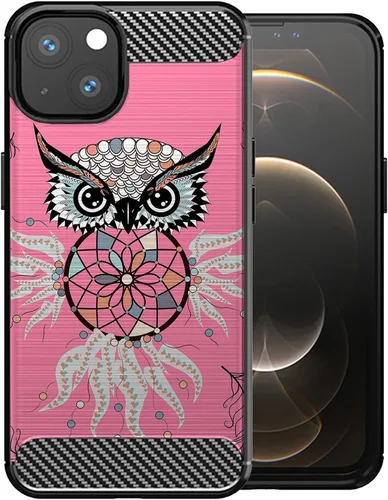 Vista 29 de CasesOnDeck - Funda compatible con Apple iPhone 13 Mini/iPhone 13 Mini, funda de diseño, delgada, negra, flexible, elegante, protección contra