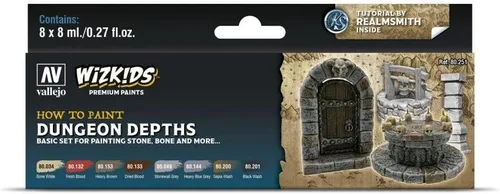Vista 10 de Vallejo - Wizkids Elementos Arcanos Juego de Pinturas Premium para Modelismo y Wargames Ideal para Efectos Mágicos y Elementales como