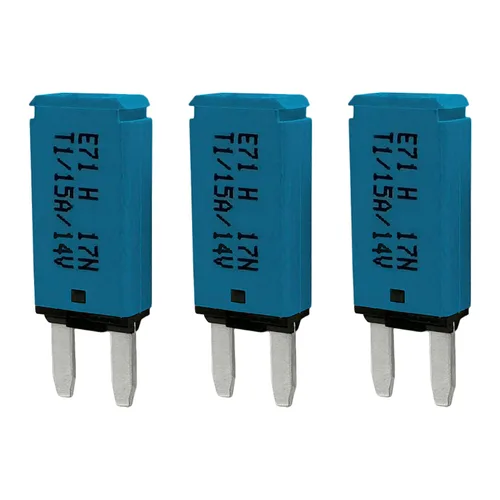 Vista 15 de Mini ATM Auto Reinicio 5 Amperios Disyuntor de Circuito Fusible para Protección de Batería de Audio Automotriz Marina RV Coche Camión (T1) Reinicio
