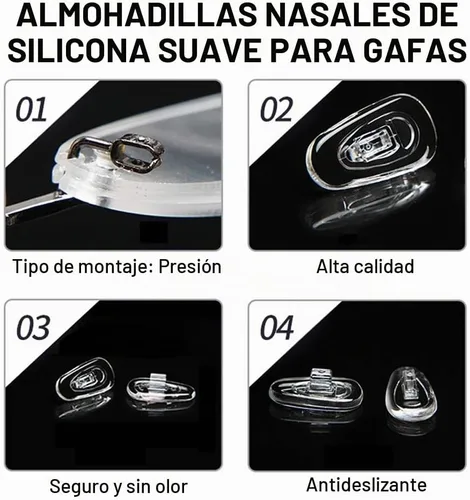 Vista 2 de Mr.ZzjOOj - Almohadillas para la nariz para anteojos
