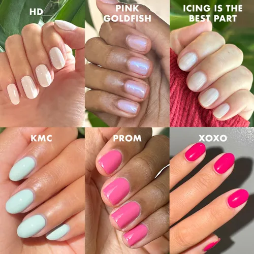 Vista 3 de Olive & June Juego de Esmaltes de Gel Más Vendidos Se Necesita Lámpara de Uñas LED UV Incluye 6 Tonos
