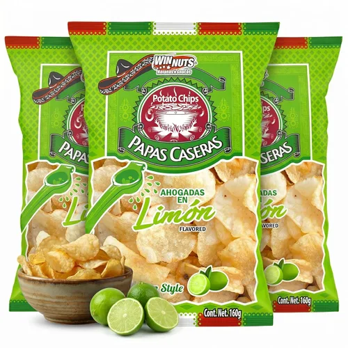 Vista 8 de WINNUTS Chamoy Dill Pickle Kettle Chips (paquete de 3, 5.6 onzas cada uno) Pepinillo picante con chamoy dulce y picante Bocadillo casero extra