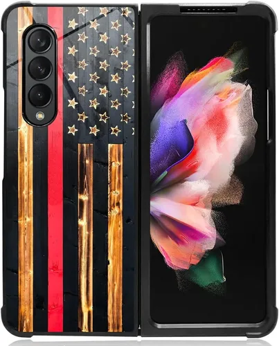 Vista 16 de DAIZAG Funda compatible con Samsung Galaxy Z Fold 3 5G, protección completa, a prueba de golpes, antiarañazos, funda de poliuretano termoplástico