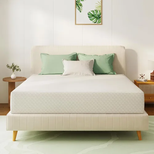 Vista 15 de Colchón individual de 5 pulgadas de espuma viscoelástica de té verde para un sueño fresco y alivio de la presión, sensación firme media, sin fibra