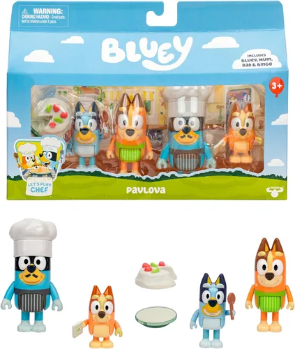 Vista 8 de Figuras de Super Fan de Bluey para Niños Pequeños, Juego de 11 Personajes con Figuras Exclusivas, Incluye Figuras para Niños Pequeños de Bluey