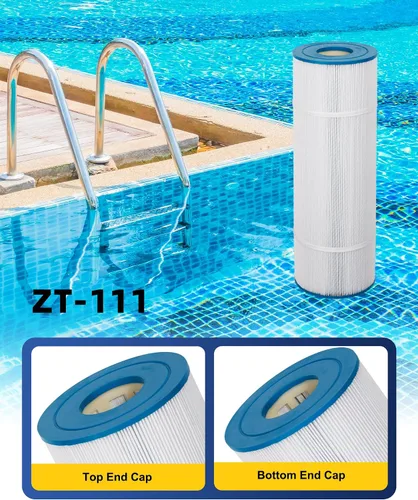 Vista 3 de ZOTEE PCC80-PAK4 Cartucho de filtro de repuesto para piscina PCC80, C-7470, PLFPCC80, Darlly 70804, Clean and Clear Plus 320, Filbur FC-1976, filtro