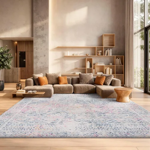 Vista 88 de Safavieh - Alfombra decorativa de la colección Tulum, modelo TUL264F, estilo marroquí, bohemio y desgastado, no suelta pelusa, para sala, vestíbulo
