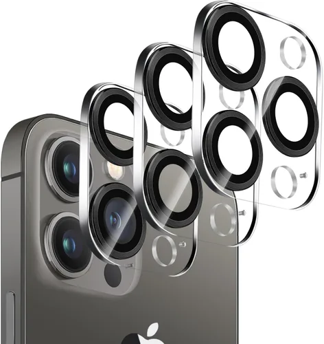 Vista 11 de Dengduoduo Paquete de 3 protectores de lente de cámara para iPhone 13 de 6.1" y iPhone 13 Mini de 5.4", vidrio templado, Ultra HD, dureza 9H Todo
