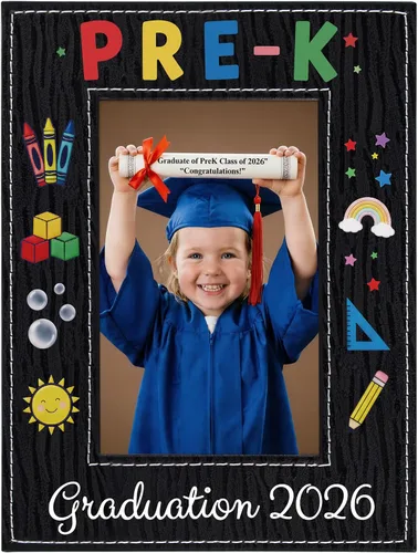 Vista 10 de SICOHOME Regalos de graduación de jardín de infantes – Marco de fotos de graduación preescolar preescolar 2026 de 4 x 6 pulgadas, regalo